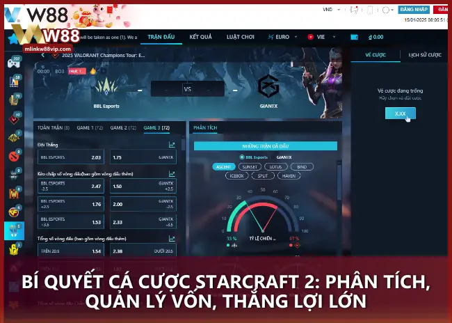 Bí quyết cá cược StarCraft 2: Phân tích, quản lý vốn, thắng lợi lớn