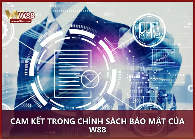 Cam kết trong chính sách bảo mật của W88