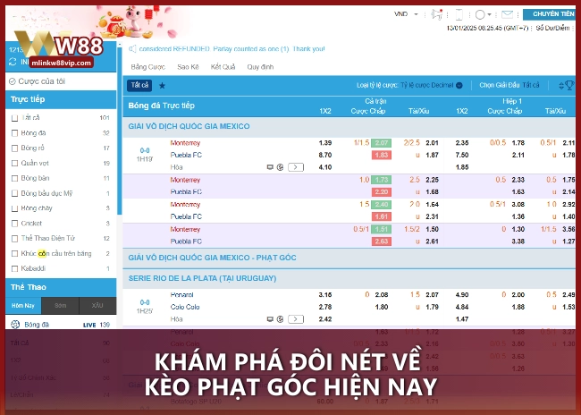 Khám phá đôi nét về kèo phạt góc hiện nay