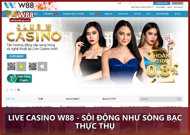 Live Casino - Sôi động như sòng bạc thực thụ