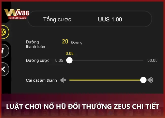 Luật chơi nổ hũ đổi thưởng Zeus chi tiết