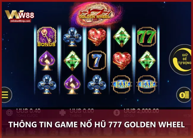 Thông tin game nổ hũ 777 Golden Wheel