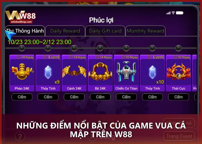 Những điểm nổi bật của game Vua Cá Mập trên W88